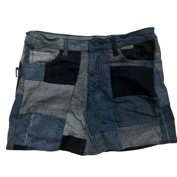 Zadig & Voltaire Women's Blue Patchwork Jean Skirt - Picture 1 of 5